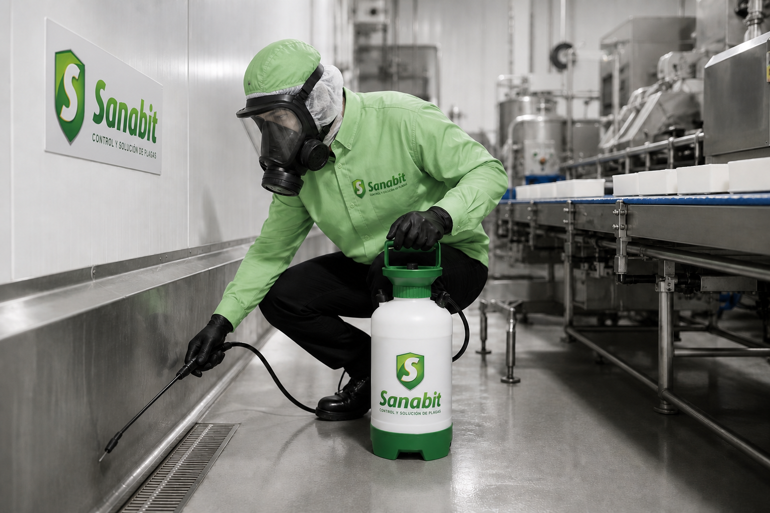 Técnico realizando servicio preventivo en una instalación industrial