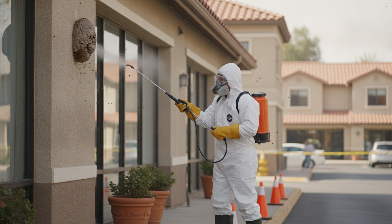 autoposter-ai-20260709-214637 Fumigación de Avispas: Elimina la Infestación Activa en 48 Horas sin Riesgos de Toxicidad, Clausura Sanitaria ni Daño Estructural